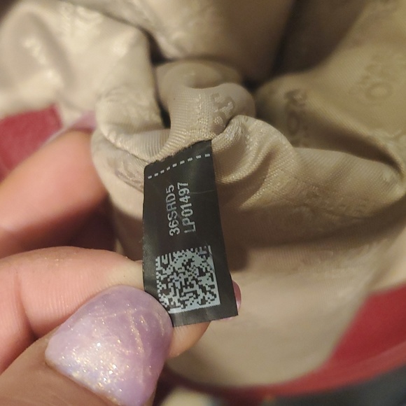 Micheal kors red leather tote - Picture 5 of 10